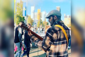 mi debut tocando por las calles de galway